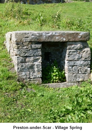 Village spring at Preston-under-Scar