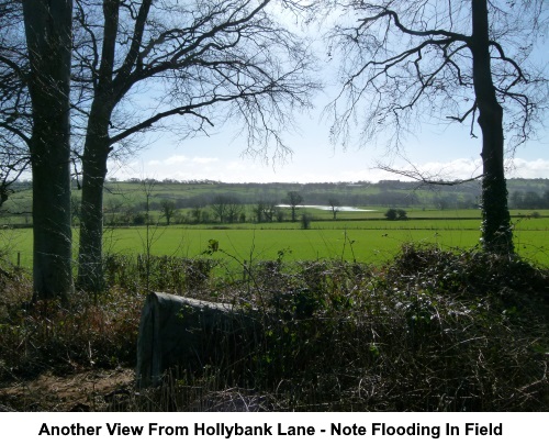 Another open countryside view from Hollybank Lane.