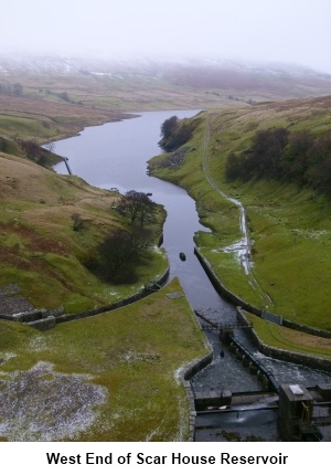 West end of Scar House Reservoir