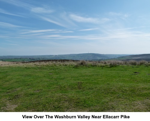 View over the Washburn Valley near Ellarcarr Pike.