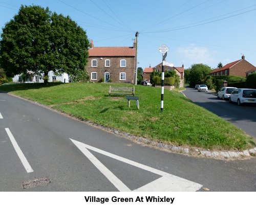 Thw Village Green at Whixley.