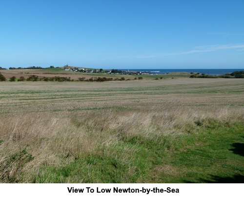 Looking back to Low Newton-by-the-Sea.
