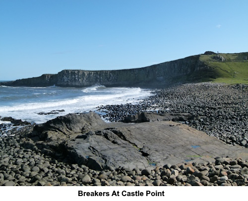 Breakers at Castle Point.