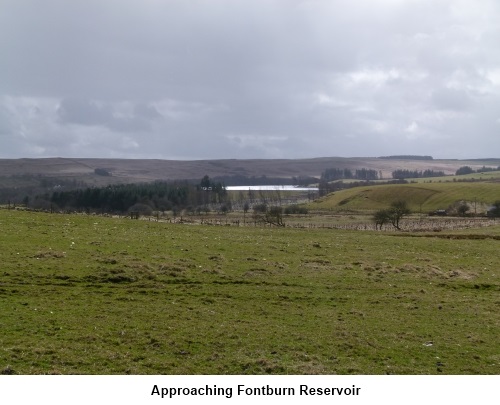 Approaching Fontburn Reservoir