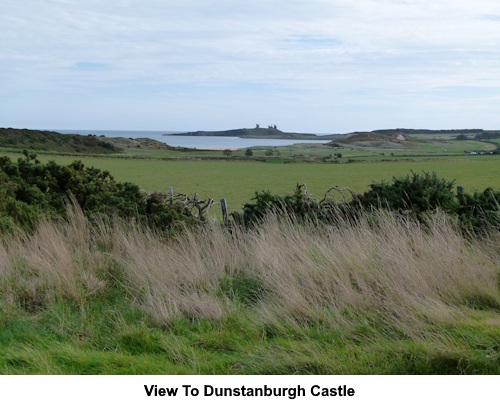 A view to Dunstanburght Castle.
