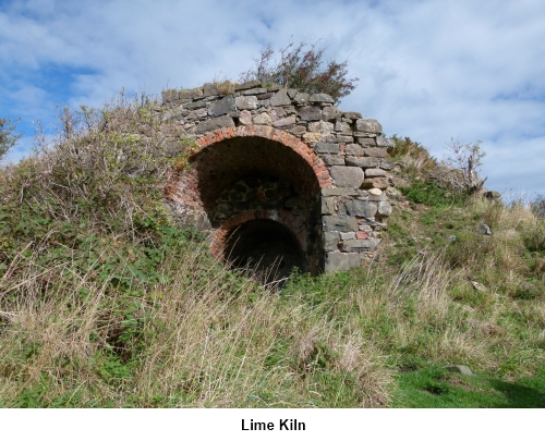 An old lime kiln.