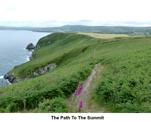 The path to the summit.