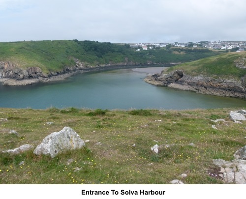 Entrance to Solva harbour