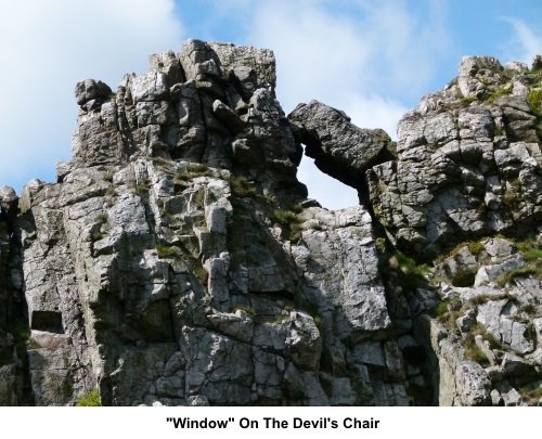 rock window on the Stiperstones