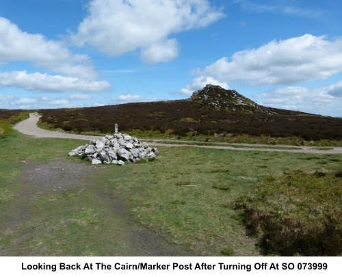 Cairn and marker post