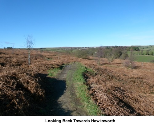 Looking back towards Hawksworth