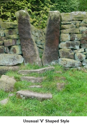 V shaped stile