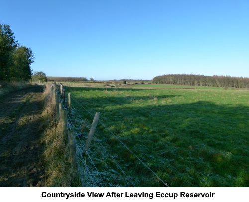 A countryside view aftre leaving the dam area.