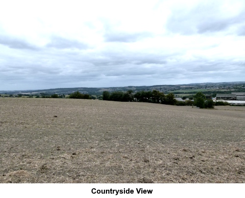 A countryside view.