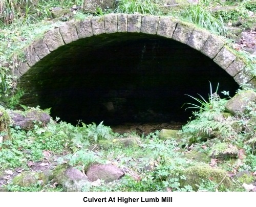 Culvert at Higher Lumb Mill