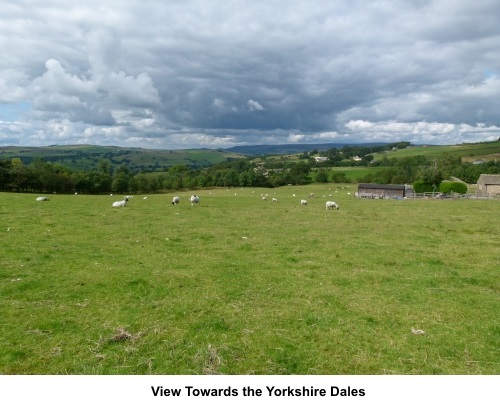 View towards the Yorkshire Dales