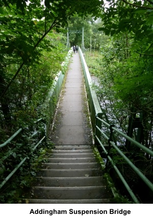 Addingham suspension bridge