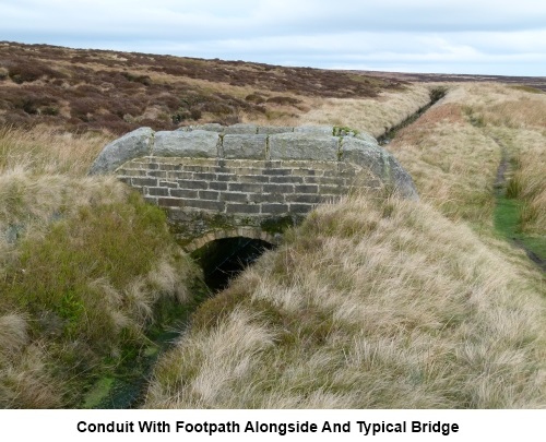 Conduit with the footpath alongside