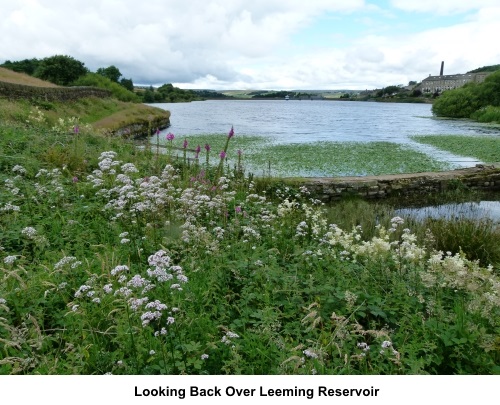 Looking back over Leeming Reservior