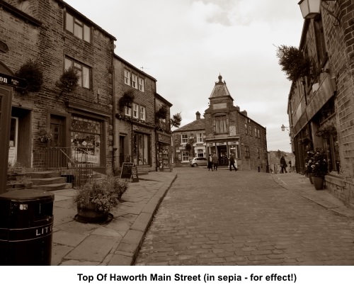 Top of Haworth Main Street