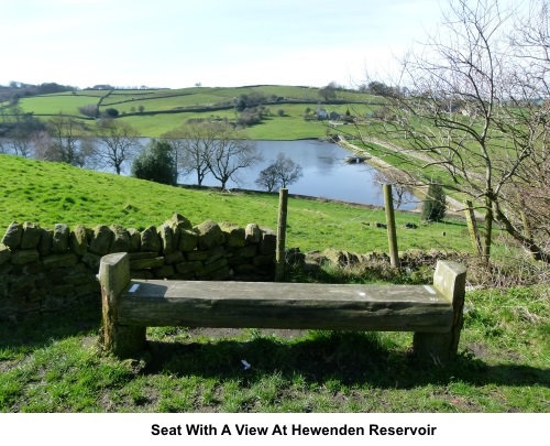 Bench at Hewenden Viaduct