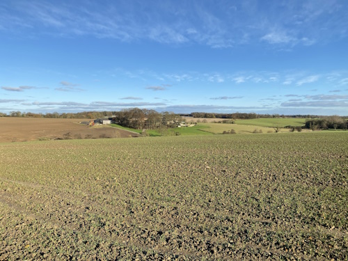 A 'big skies' country scene.