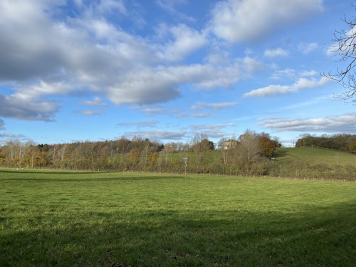 A pleasant countryside scene.