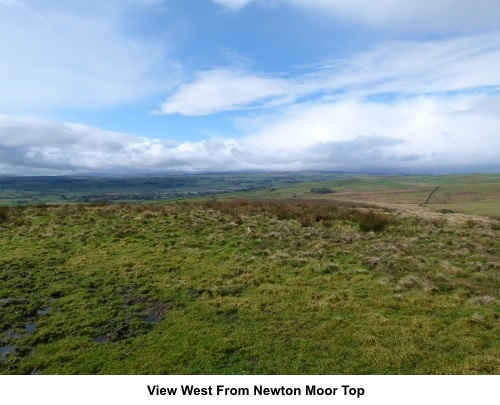 View west from Newton Moor Top