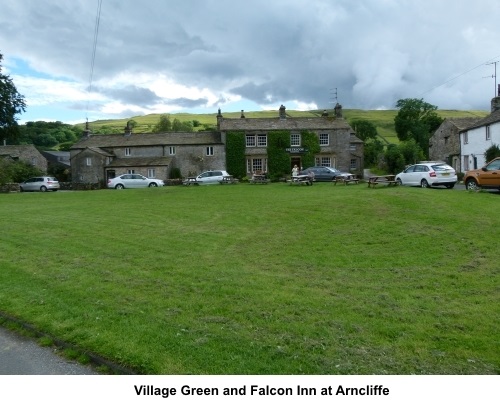 Village Green and Falcon Inn Arncliffe