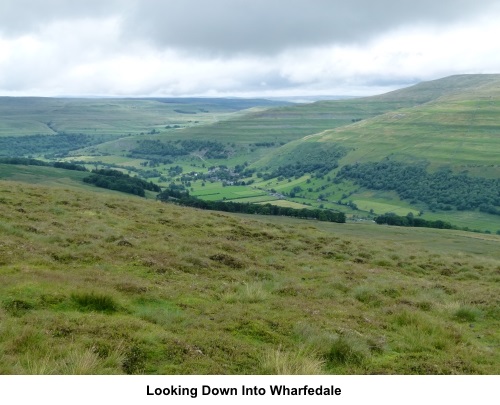 View down into Wharfedale