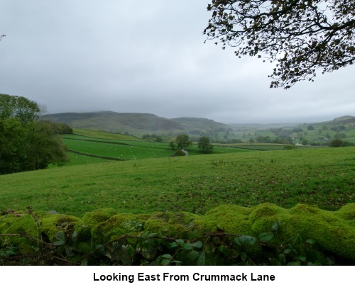 Looking east from Crummack Lane.