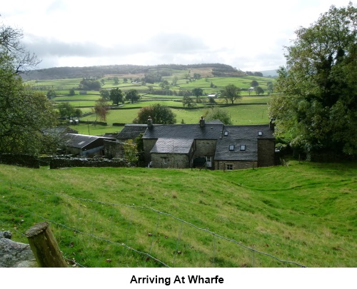 Arriving at Wharfe.