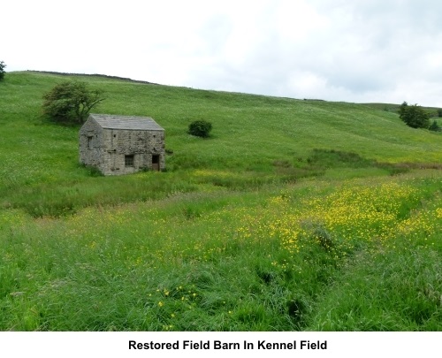 Restored field barn at Kennel Field