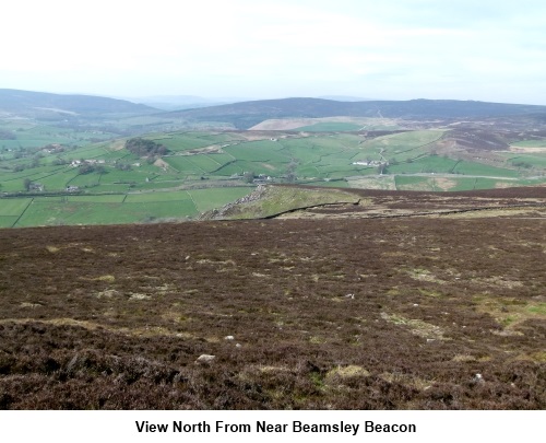 View north from Beamsley Beacon
