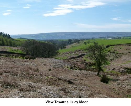 View towards Ilkley Moor