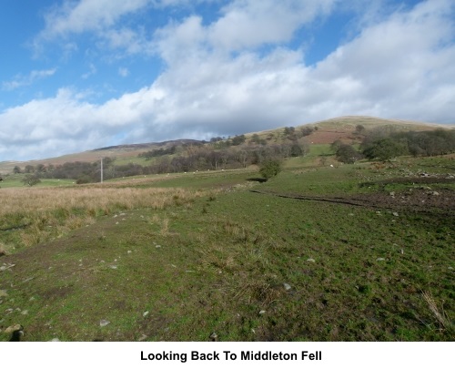 Looking back to Middleton Fell