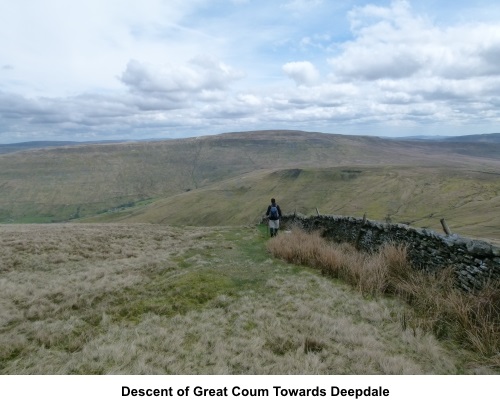 Descent of Great Coum to Deepdale