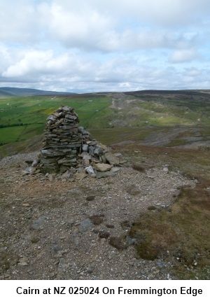 Cairn on Fremmington Edge