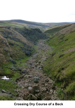 Crossing dry beck