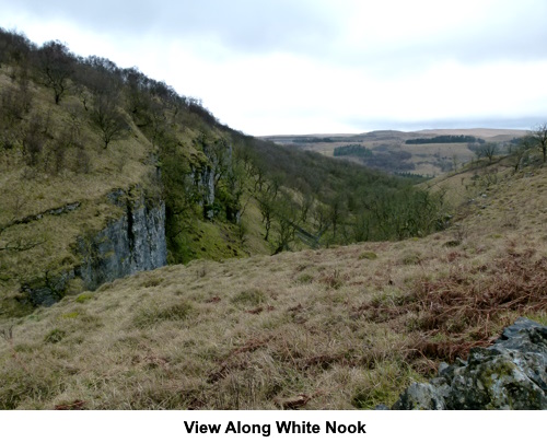 View along White Nook.