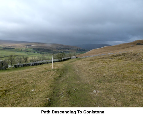 Path descending to Conistone.