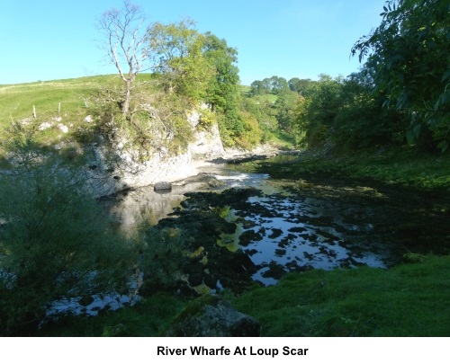 River Wharfe at Loup Scar
