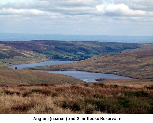 Angram and Scar House reservoirs
