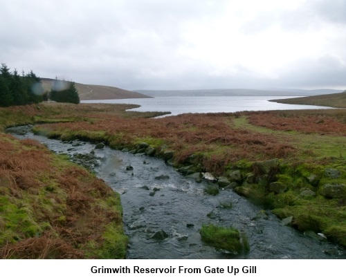 Grimwith reservoir from Gate Up Gill