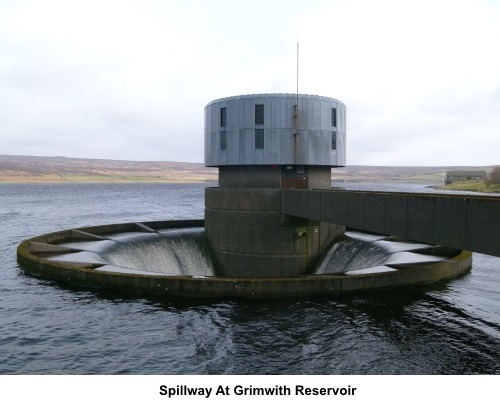 Grimwith Reservoir spillway