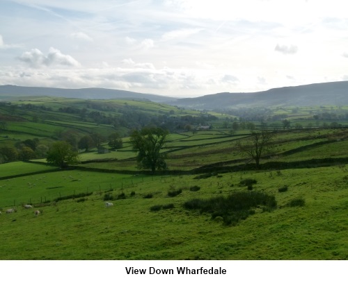 View down Wharfedale