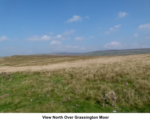 View north over Grassington Moor