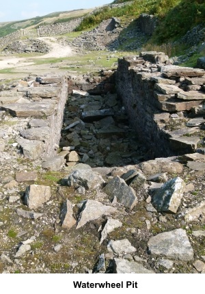 Waterwheel pit