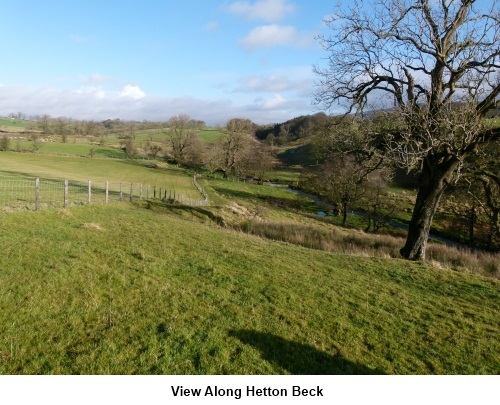 View along Hetton Beck