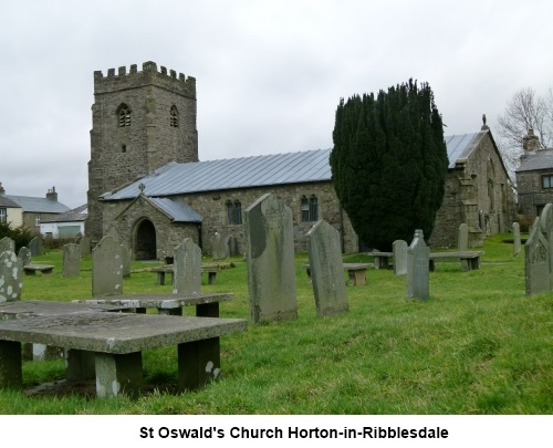 St Oswald's church at Horton in Ribblesdale